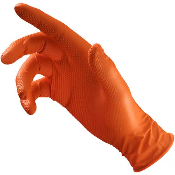 GUANTI NITRILE ORANGE MONKEY(SCAT.50 PZ)